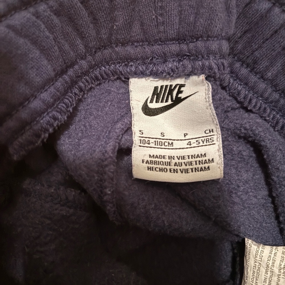 Nike Kids Navy Blue Sweatpants Youth Size - Picture 3 of 5